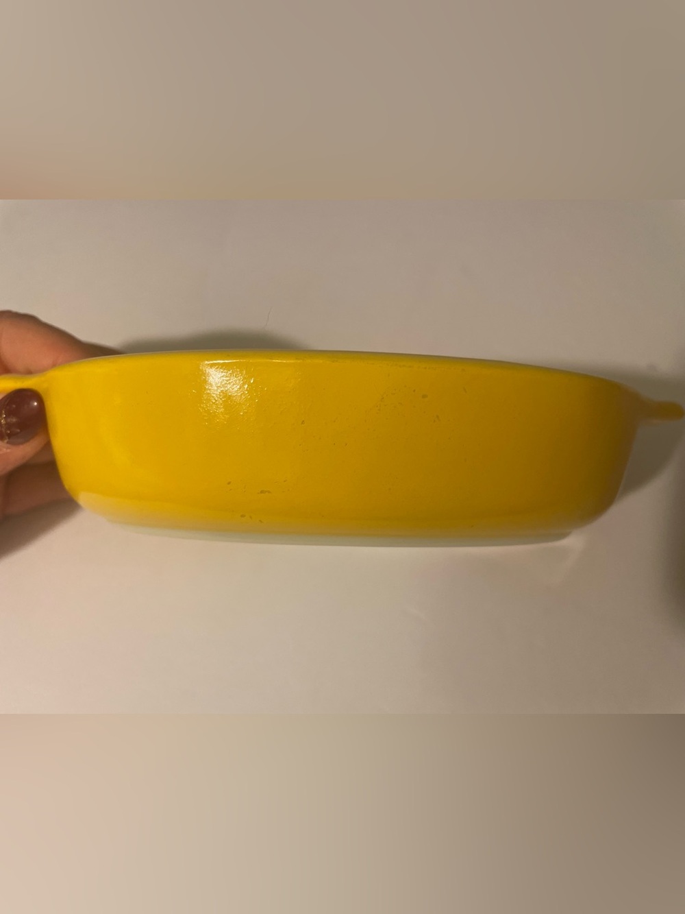 Vintage Pyrex Tableware by Corning #700 Yellow Au Gratin Dish Casserole Pixie - Picture 6 of 7